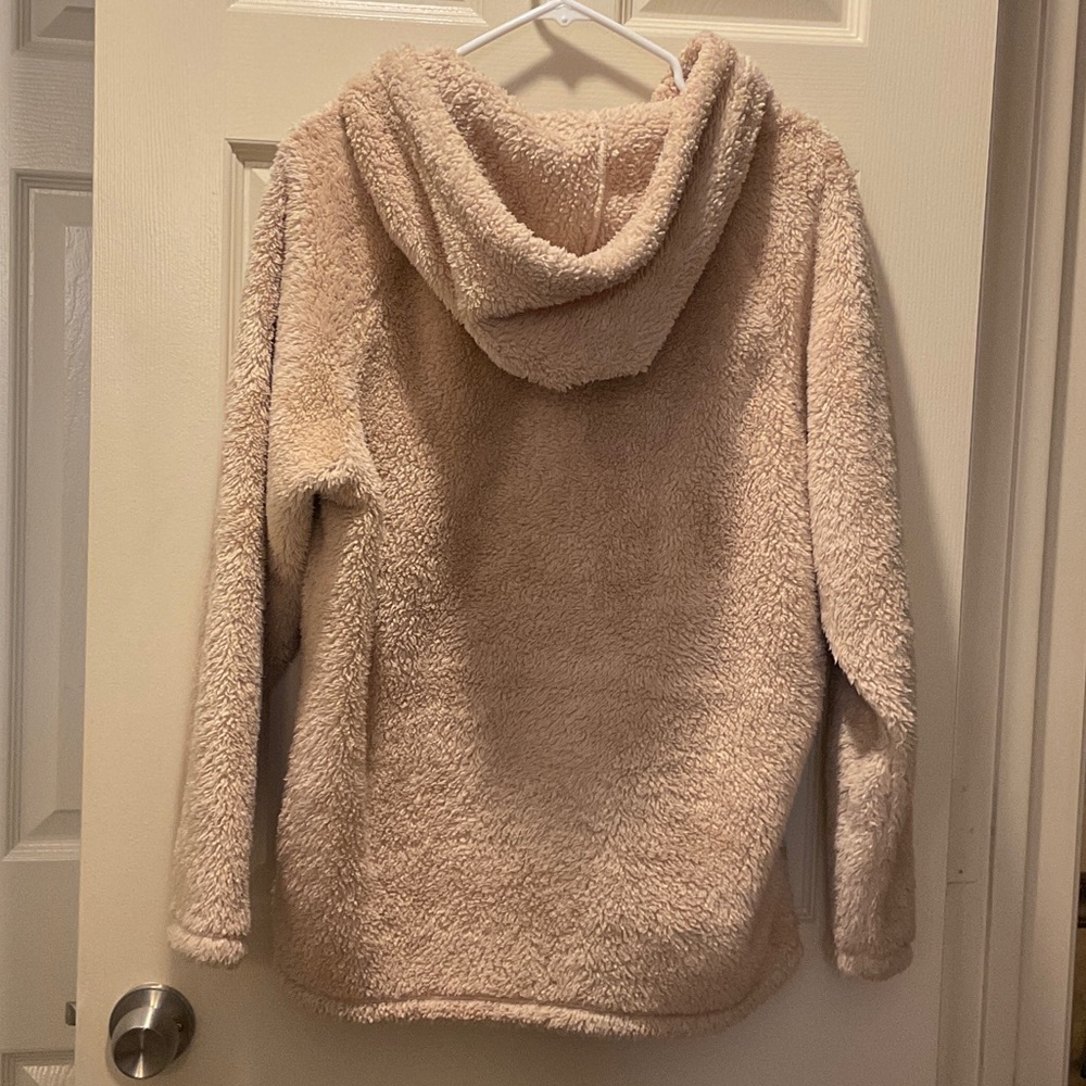 PINK Victoria's Secret Cream Hoodie - Picture 3 of 3